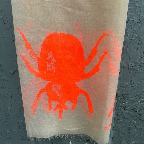 India Hicks Neon Bug “The Siren” Scarf, 82” x 36” - Picture 7 of 13